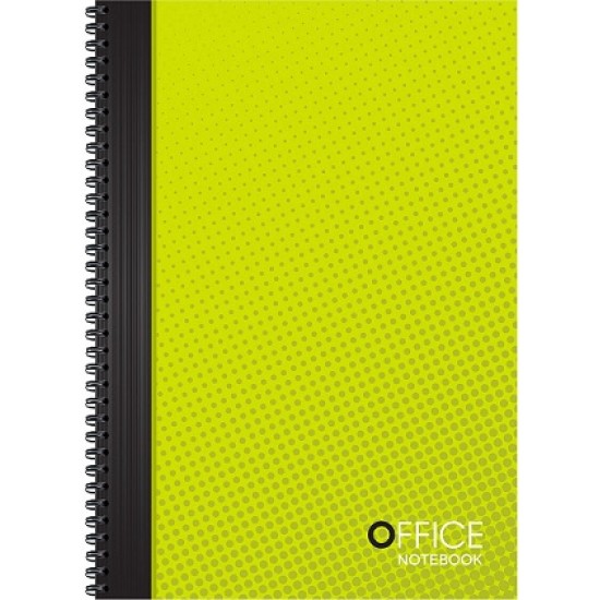 Bloknotas, A6, langeliais, 96 lapai, 70gsm, su spirale šone