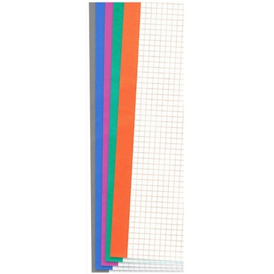 Bloknotas COLOUR, A4, langeliais, 80 lapų, 70gsm, su spalvotomis kraštinėmis, su spirale šone