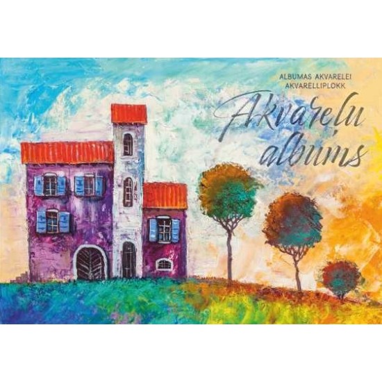 Albumas akvarelei, A4, 15 lapų, 210 gsm