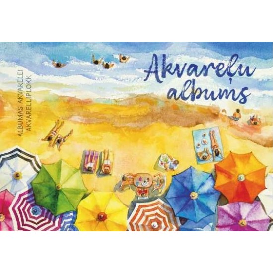 Albumas akvarelei, A4, 15 lapų, 210 gsm