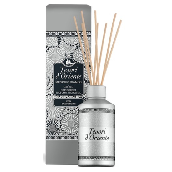 Kvapiosios lazdelės TESORI d'Oriente Muschio Bianco, 200 ml