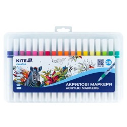 Akrilinių žymeklių rinkinys CREATIVE, Kite, 36 sp.