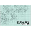 Milimetrinio popieriaus albumas, A3, 20 lapų