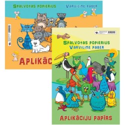 Spalvotas popierius, A3, 8 sp., dvipusis, 80gsm