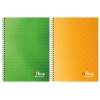 Bloknotas OFFICE, A4, langeliais, 48 lapai, 70 gsm, su spirale šone