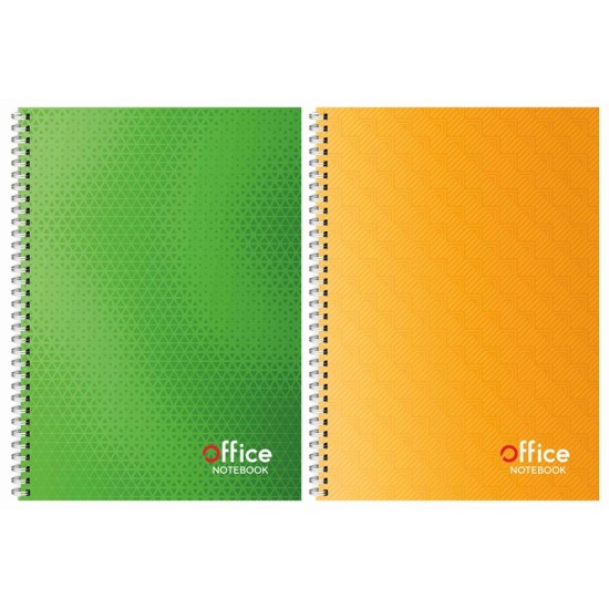 Bloknotas OFFICE, A4, langeliais, 48 lapai, 70 gsm, su spirale šone