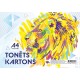 Spalvotas kartonas, A4, 8 sp., vienpusis, 230gsm