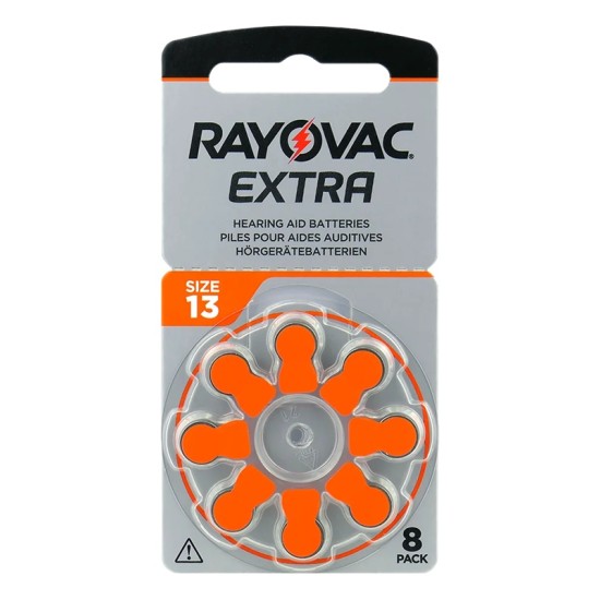 Elementai klausos aparatams RAYOVAC Extra, 13 PR48, 8 vnt.