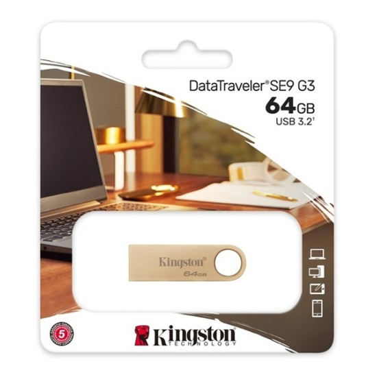 USB laikmena KINGSTON DataTraveler SE9 G3, 64 GB, 3.2  Gen 1