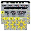 Elementai klausos aparatams RAYOVAC Extra, 10 PR70, 80 vnt.
