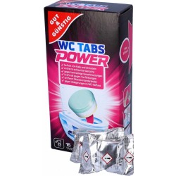 WC valymo tabletės G&G Power, 16 vnt.
