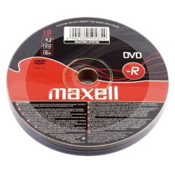 DVD-R diskai MAXELL, 4,7 GB, 16X, 120 min., 10 vnt.