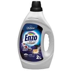 Skalbimo gelis DELUXE Enzo Black 2 in 1, 50 skalb., 2 L