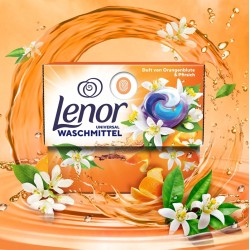 Skalbimo kapsulės LENOR All in 1 Universal Orange Blossom & Peach, 19 vnt.