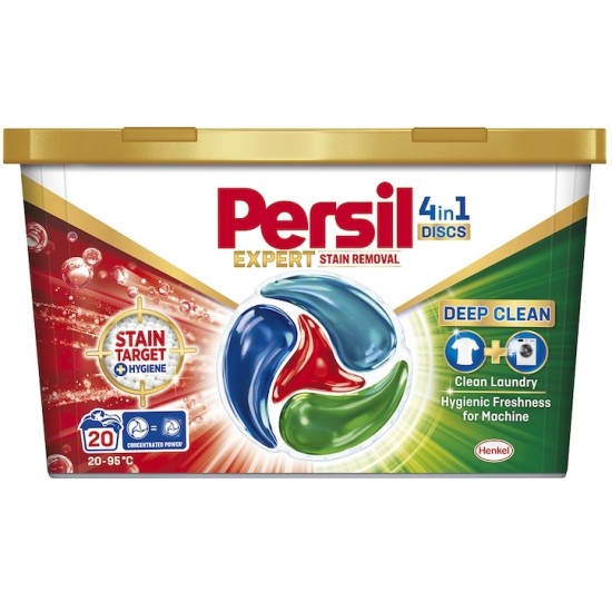 Skalbimo kapsulės PERSIL Expert Stain Removal, 20 vnt.