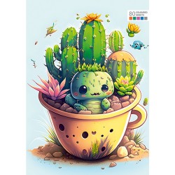 Sąsiuvinis COLOUR, A5, langeliais, 80 lapų, 70gsm, spalvotomis kraštinėmis
