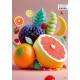 Sąsiuvinis COLOUR, A5, langeliais, 80 lapų, 70gsm, spalvotomis kraštinėmis