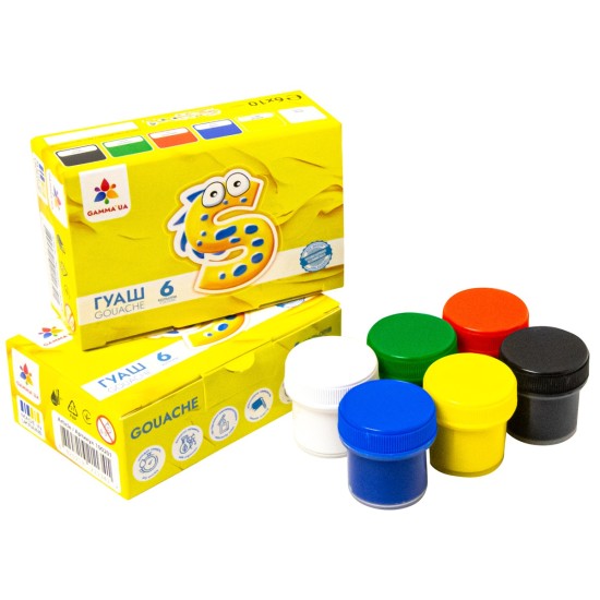 Guašas GAMMA`UA , 6 sp. po 10 ml