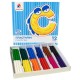 Plastilinas GAMMA'UA, 12 sp. po 12 g, su peiliuku