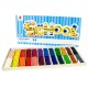 Plastilinas GAMMA'UA, 24 sp. po 12 g, su peiliuku