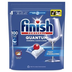 Indaplovių kapsulės FINISH Powerball Quantum  All in 1, 100 vnt.