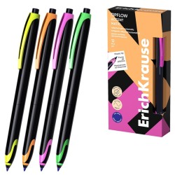 Automatinis rašiklis-roleris TIPFLOW MATIC ACCENT, ErichKrause, 0.5 mm, mėlynos sp.