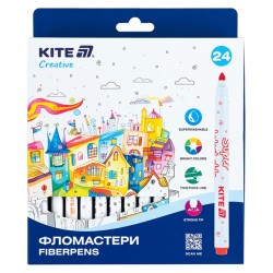 Flomasteriai CREATIVE, Kite, 24 sp.