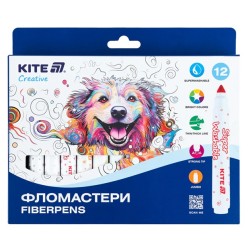 Flomasteriai CREATIVE Jumbo, Kite, 12 sp.