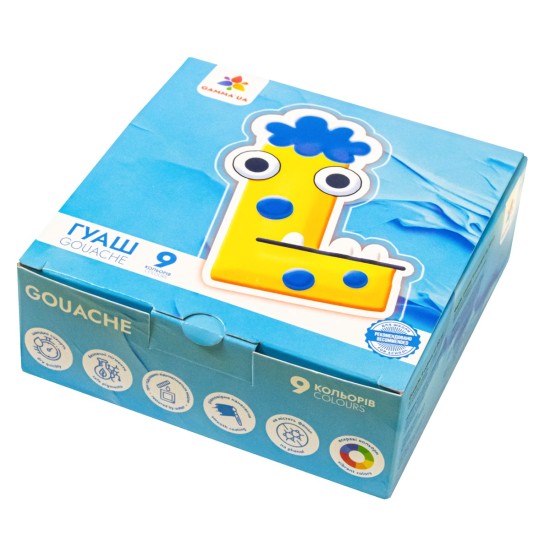 Guašas GAMMA`UA , 9 sp. po 20 ml