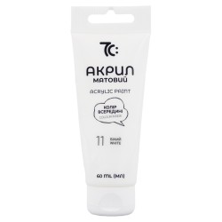 Akriliniai dažai 7C, 60 ml, baltos sp.