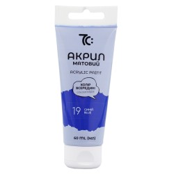 Akriliniai dažai 7C, 60 ml, mėlynos sp.
