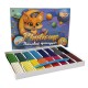 Plastilinas RUDIX, 16 sp. po 20 g, su peiliuku