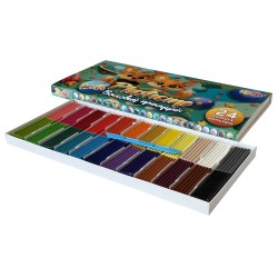 Plastilinas RUDIX, 24 sp. po 20 g, su peiliuku