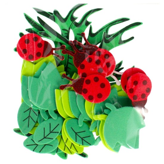 Lipni dekoracija iš putgumės CRAFT with FUN, 42 vnt.