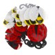 Lipni dekoracija iš veltinio CRAFT with FUN Ladybirds and Bees, 18 vnt.