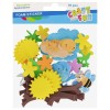 Lipni dekoracija iš putgumės CRAFT with FUN Spring, 78 vnt.