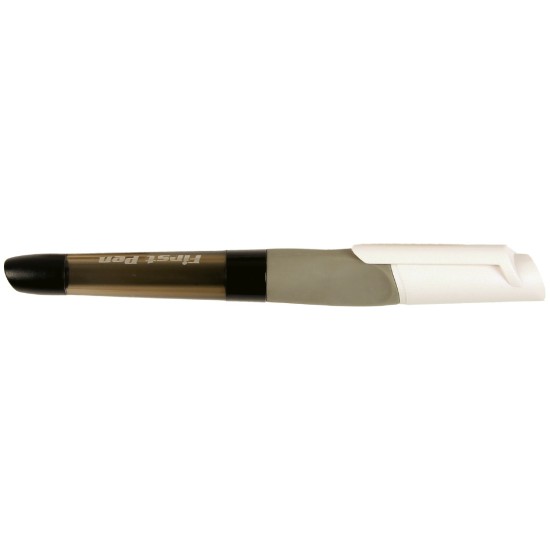 Plunksnakotis FIRST PEN, Cresco, M storio iridžio plunksna, D+K, juodos sp. korpusas