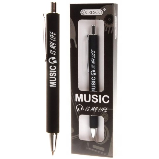 Automatinis tušinukas MUSIC IS MY LIFE, Cresco, dėžutėje