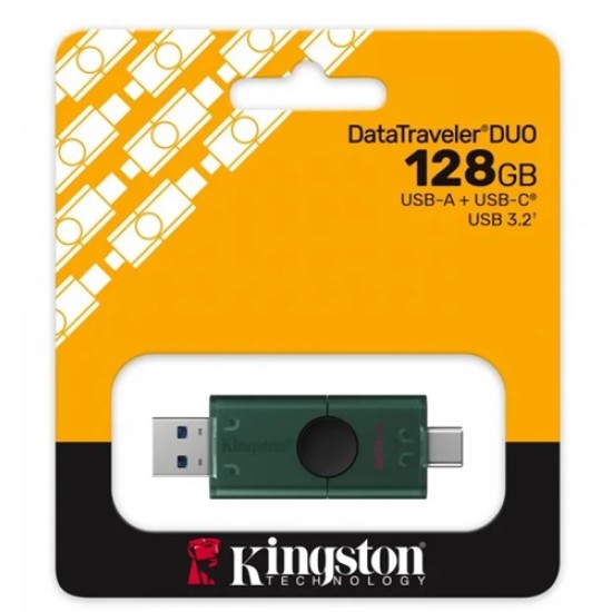 USB laikmena KINGSTON DataTraveler DUO, 128 GB, 3.2  Gen 1