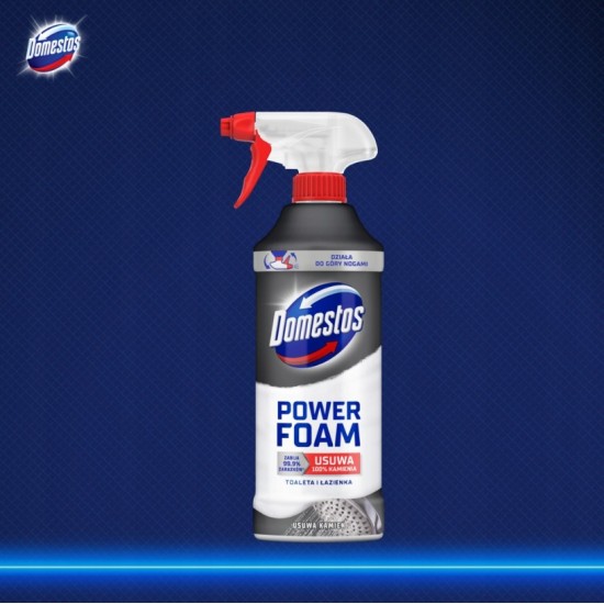 Purškiamos WC putos DOMESTOS Power Foam Zero Lime, 435 ml