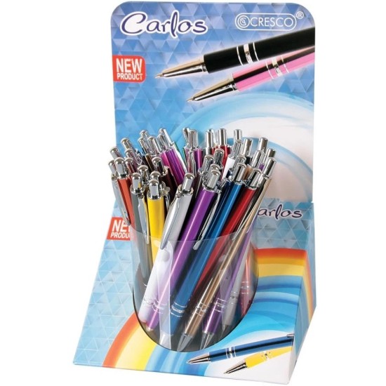 Automatinis tušinukas CARLOS, Cresco, 0.7 mm, mėlynos sp.