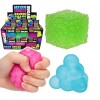 Antistresinis žaislas SQUISH & SQUEEZE SUGAR, 55x55x55mm, įvairių sp.