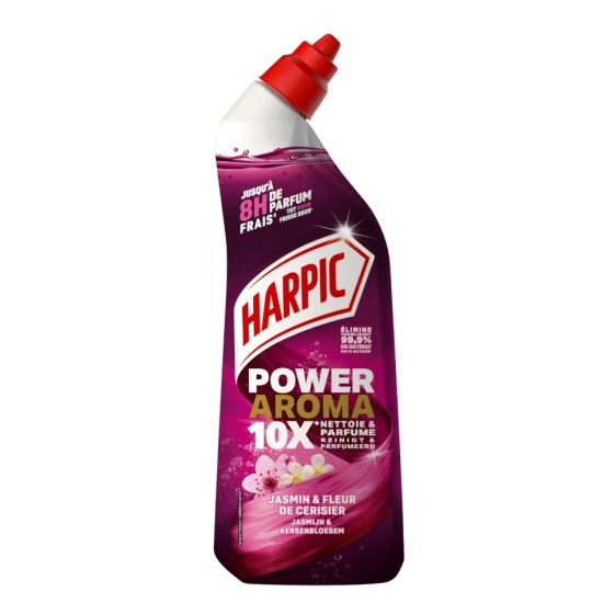 Gelinis WC valiklis HARPIC Power Aroma 10X Jasmin & Cherry Blossoms, 750ml