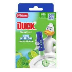WC gelis DUCK Fresh Discs Mint Mission su aplikatoriumi, 36 ml