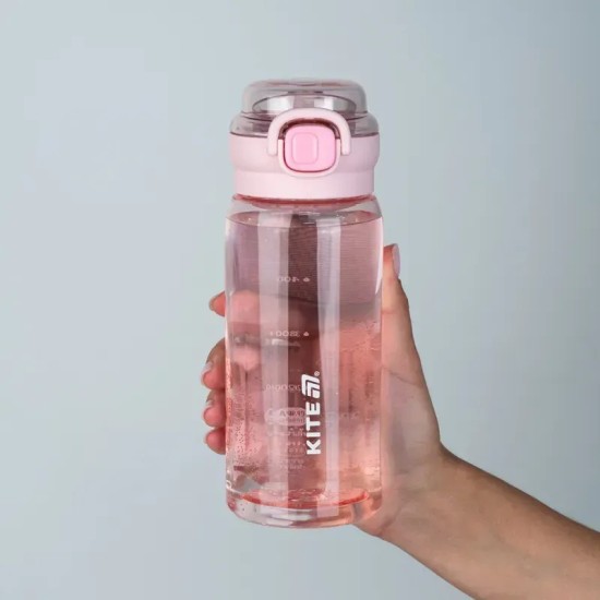 Gertuvė KITE, 500 ml, su užrakinamu dangteliu, rožinės sp. tritano plastikas