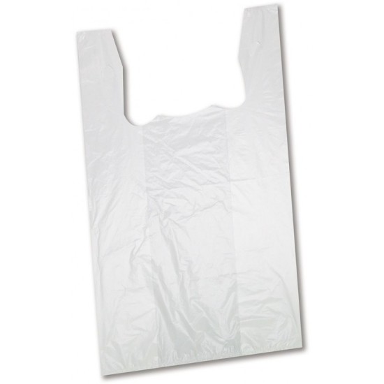HDPE maišeliai su rankenėlėmis, 220x450mm, 9mkr, 500 vnt., rulonėlyje