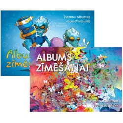 Piešimo albumas, A3, 25 lapai, 120gsm