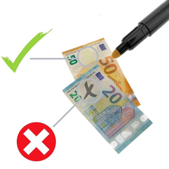 Suklastotų banknotų tikrinimo žymeklis SafeScan 30