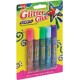 Klijų su blizgučiais rinkinys CONFETTI GCF10B5, Amos, 5 spalvos po 10,5ml