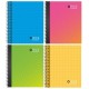 Bloknotas OFFICE, A5, langeliais, 96 lapai, 70 gsm, su spirale šone